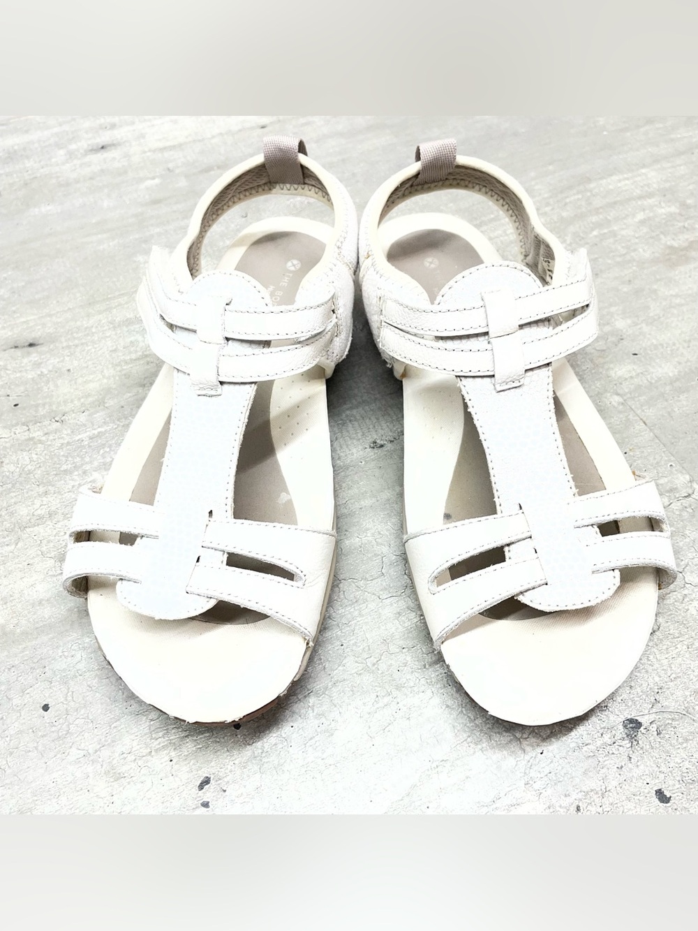 Hush Puppies Women’s White‎ Strappy T‑Bar Sandals
